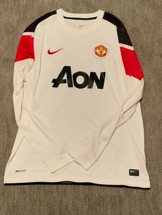 2010/11 Manchester United Long Sleeve Away Jersey