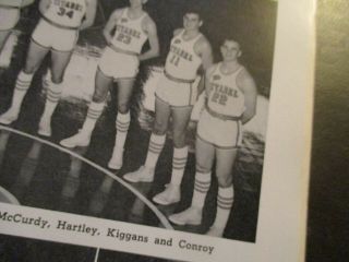 1965 SC Southern Conference Basketball tournament program Pat Conroy Citadel 3