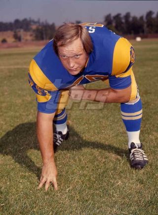 1973 Topps Football Color Negative.  Harry Schuh Rams