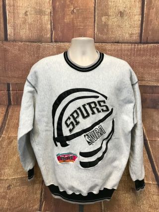 Vtg Legends Athletic San Antonio Spurs Sweatshirt Men’s Size Xl Made In Usa