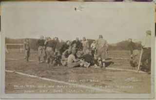 1914 Washington State Vs.  Oregon State Football Real Photo Postcard Action