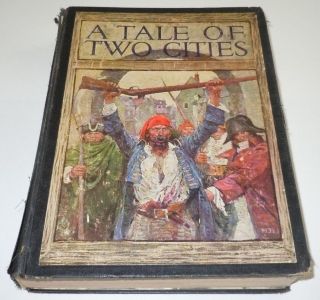 A Tale Of Two Cities Book Illustrated Hardcover Harvey Dunn Charles Dickens