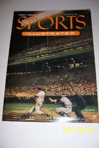 1954 Sports Illustrated First Issue Reprint Jackie Robinson Willie Mays Williams
