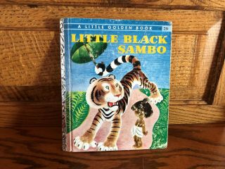 Little Black Sambo - 1948 Little Golden Book - Illustrator Gustaf Tenggren