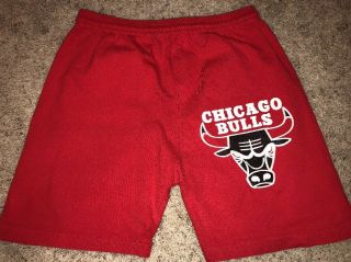 Vintage Chicago Bulls Basketball Shorts Men 