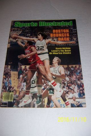 1981 Sports Illustrated Boston Celtics Vs 76ers Larry Bird Kevin Mchale No Label