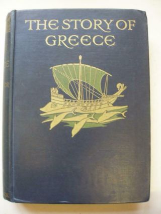 The Story Of Greece Mary Macgregor.  18 Colour Plates Walter Crane Circa1920 28n