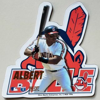 1996 Cleveland Indians Albert Belle Magnet Major League Baseball -