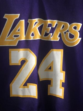 Los Angeles Lakers Jersey 24 Kobe Bryant Adidas Nba Mens Medium Authentic