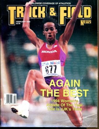 1995 Track & Field News February Jackie Joyner Kersee 38022