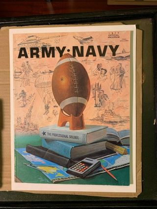 1977 Army Black Knights Vs Navy Midshipmen Official Football Program Vg Cond