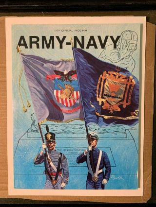 1979 Army Black Knights Vs Navy Midshipmen Official Football Program Vg/ex Cond