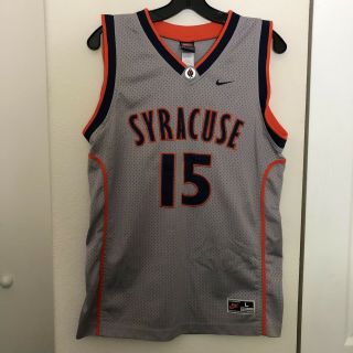 Nike Authentic Carmelo Anthony Syracuse Gray Youth Jersey - Size Large (16 - 18)