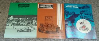 Eight different Terre Haute Action Track programs USAC 1972 - 1985 2