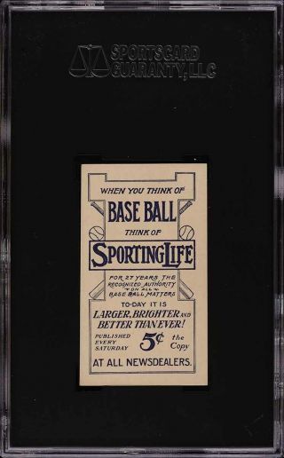 1911 M116 Sporting Life Roger Bresnahan BLUE BACKGROUND SGC 6.  5 EXMT,  (PWCC) 2