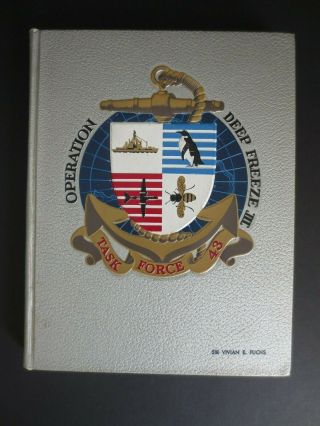 1957 Vivian Fuchs Operation Deep Freeze Antarctica Polar Us Navy Dorville Book