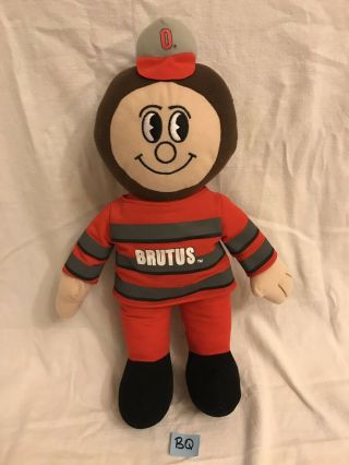Osu Brutus Buckeye Ohio State Football 16” Plush/stuffed Mascot