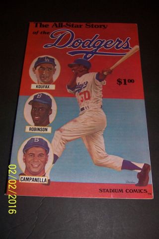 Los Angeles Dodgers Story Sandy Koufax Roy Campanella Jackie Robinson Lasorda
