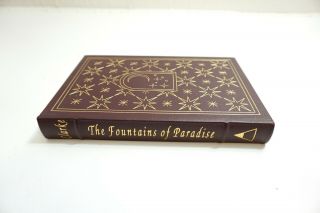 The Fountains Of Paradise By Arthur Clarke / 1988 Easton Press Leather Hb Book