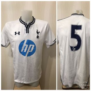 Tottenham Hotspur 2013/2014 Home Sz L Under Armour Football Shirt Jersey іщссук