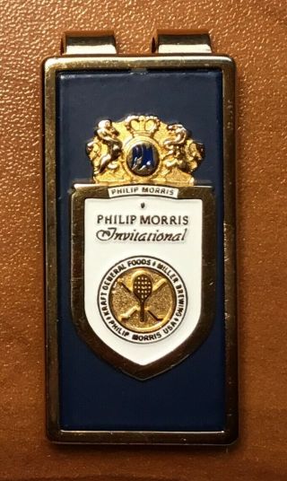 Gary Carter (personally Owned) Philip Morris Invitational Golf Money Clip N/m