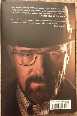 A Life in Parts by Bryan Cranston,  SIGNED,  1st Edition,  1st Printing,  Hardcover 2