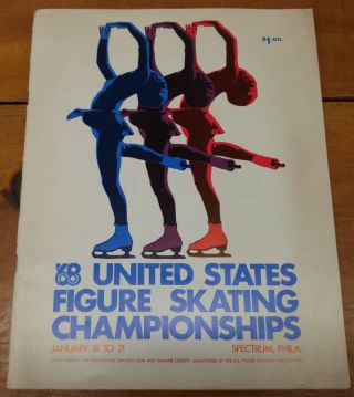 United States Figure Skating Championships 1968 Program J69168