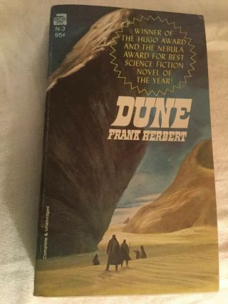 Dune By Frank Herbert Ace Sf Pb N - 3 1965 (1st Thus)