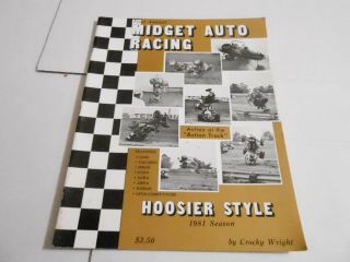 Misc - 2403 Car Racing Program - 1981 Hoosier Style Midget Auto Racing