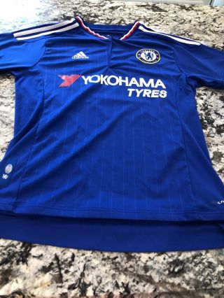 Mens Eden Hazard Chelsea Soccer Jersey Shirt Adidas 10 In Small