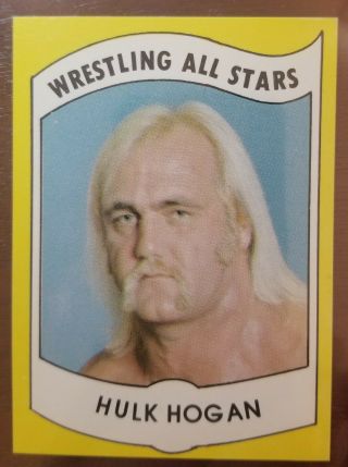 1982 Wrestling All Stars Hulk Hogan 2 Rookie Card.  To Get Graded