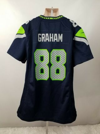 Nfl Nike Seattle Seahawks Jimmy Graham Football Jersey 8 Youth Size Small