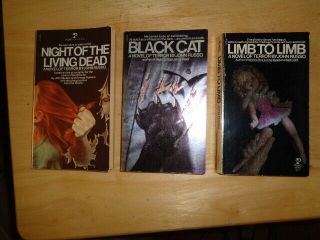 Night Of The Living Dead Foil Covers John Russo Black Cat Limb To Limb Guc Pbo=3