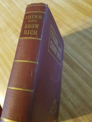Think And Grow Rich Napoleon Hill 1942 Ralston Society - Tenth Printing 2