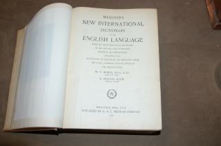Webster ' s International Dictionary of the English Language 1924 2
