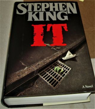 It By Stephen King (1986,  Hardcover) First Edition First Printing