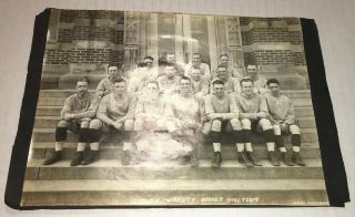 “m.  A.  C.  1921 - Men’s Basketball Team Photo”; Good; Removed From A Scrapbook;