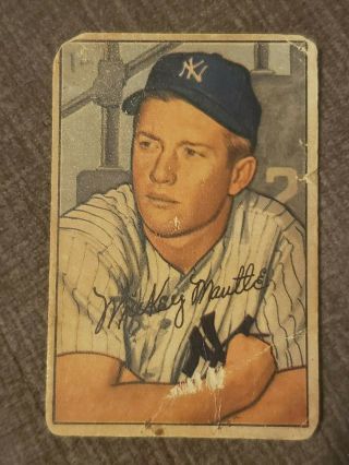 1952 Bowman 101 Mickey Mantle Card Psa Authentic