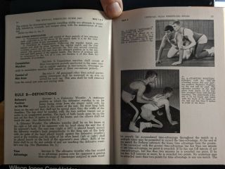 1967 Official NCAA Wrestling Guide - - Oklahoma State ' s Yojiro Uetake on Cover 3