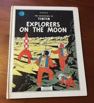 Explorers On Moon/pop Up Book (adventures Of Tintin) 1992 By Herge - Hardcover