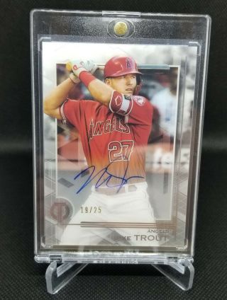 2019 Topps Tribute Mike Trout Auto 