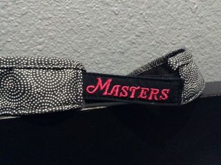PGA The Masters Golf Tournament Women ' s Visor American Needle Hot Pink/Black EUC 3