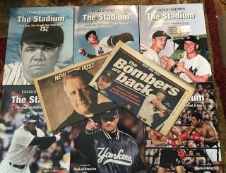 Collectable Ny Yankee Magazines Daily News Yankee Stadium 6 Part Series Ny Post