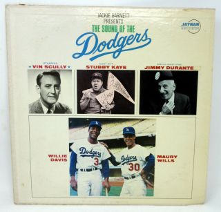 The Sound Of The Dodgers Los Angeles Jackie Barnett,  Lp Record Vintage 1960 