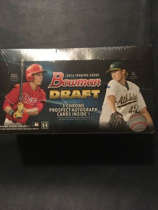 2016 Bowman Draft Picks And Prospects Baseball Jumbo Hobby Box Factory