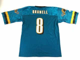 Vintage 1995 Starter Jersey Mark Brunell 8 Jacksonville Jaguars NFL Size 48 2