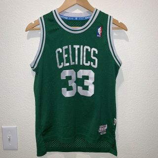 Little Legend Larry Bird Hof Boston Celtics Youth Size M 10 - 12 Nba Jersey Adidas