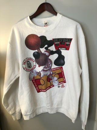 Vintage Oklahoma University Sooners Basketball Xl Sweatshirt
