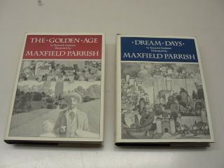 2 1993 Maxfield Parrish Dream Days & The Golden Age Hard Cover Books