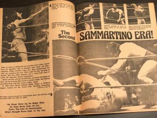 1974 Big Book Of Wrestling Andre The Giant The Shiek Dusty Rhodes Rip Hawk Hof,